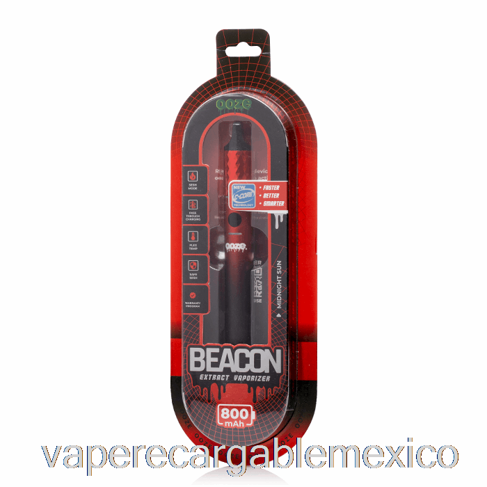 Vape Recargable Exuda Extracto De Baliza Vaporizador Sol De Medianoche